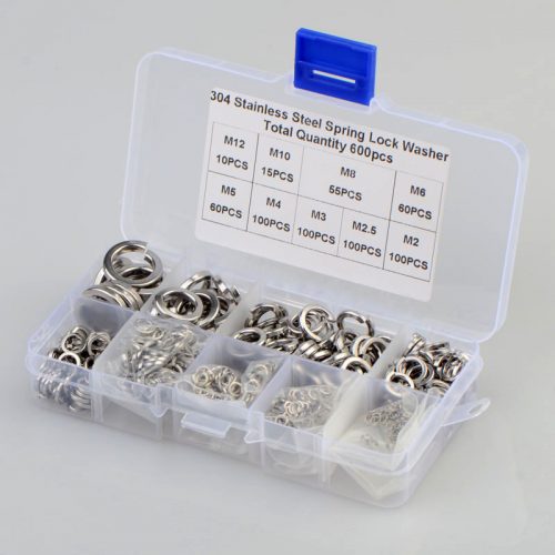 Σετ ροδέλες GROVER 304 ανοξείδωτο ατσάλι 600 τεμαχίων.