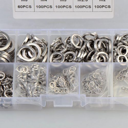 Σετ ροδέλες GROVER 304 ανοξείδωτο ατσάλι 600 τεμαχίων.