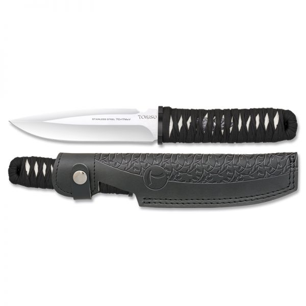 ΜΑΧΑΙΡΙ TOKISU knife. Leather sheath. Blade 15,3cm.