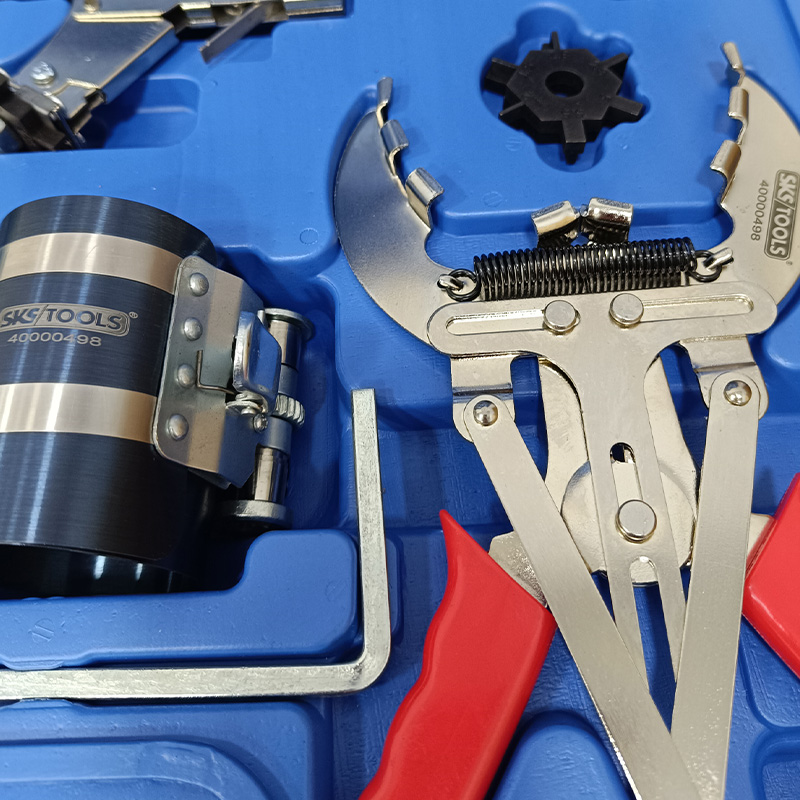 Σετ κασετίνα εργαλείων σφιξίματος ελατηρίων πιστονιού 9 τεμαχίων ST1023, SKS TOOLS 40000498.