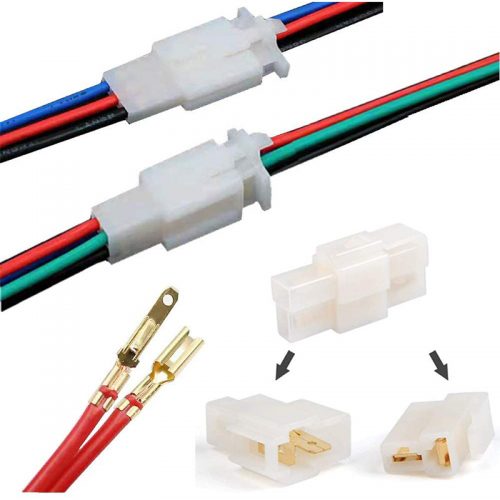 Υποδοχές τερματικού 2.8mm 2, 3, 4, 6pin σετ 380 τεμαχιων.