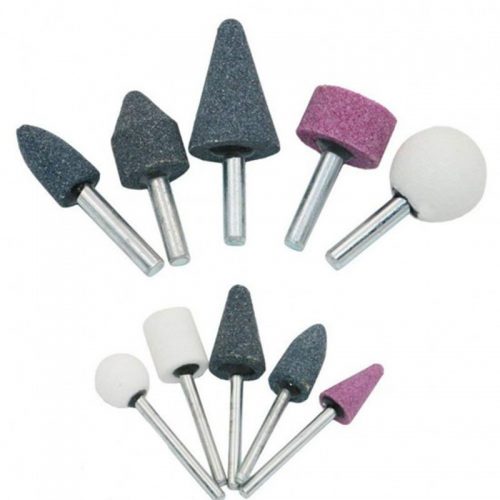 Πέτρες Λείανσης Δραπάνου και Πολυεργαλείου 6mm - 3mm Σετ 10 τεμαχίων.