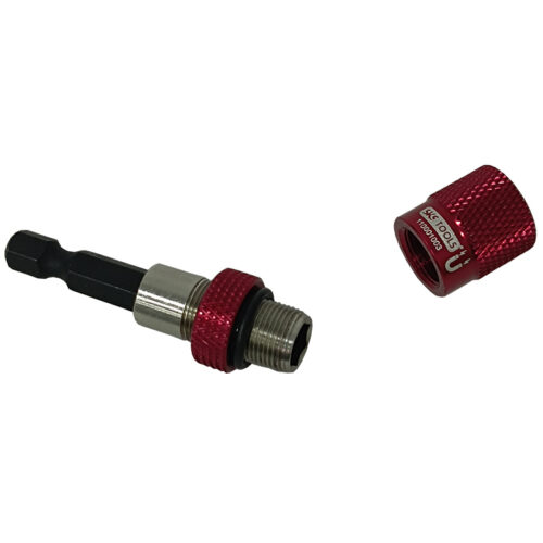 SUPER μαγνητικός ρυθμιζόμενος αντάπτορας για μύτες ¼ 60 mm κόκκινο SKS/TOOLS.