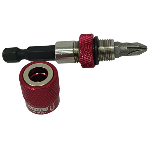 SUPER μαγνητικός ρυθμιζόμενος αντάπτορας για μύτες ¼ 60 mm κόκκινο SKS/TOOLS.