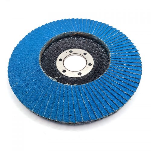 Δίσκος Λείανσης Μετάλλων/Inox με Φυλλαράκια Κ80 125mm.