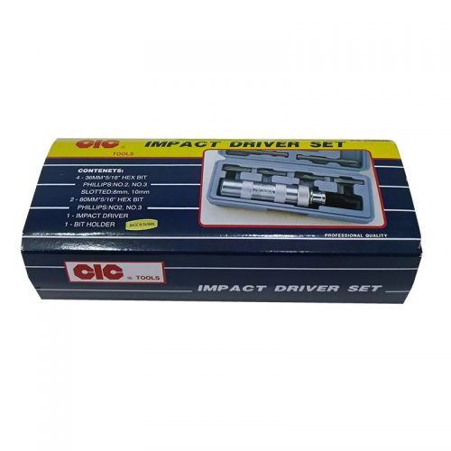 Σφυροκατσάβιδο (χτυπητό κατσαβίδι) σετ 8 τεμαχίων.