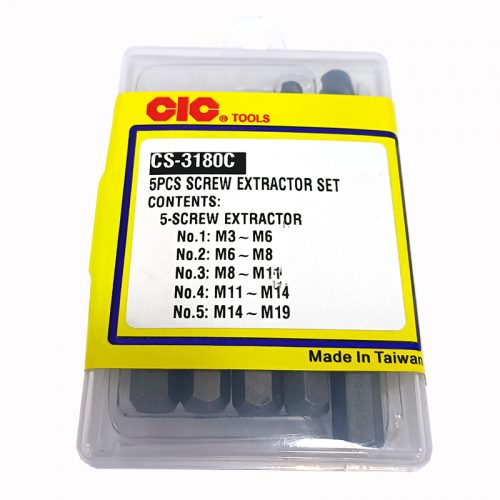 Σετ εξολκείς για βίδες 5 τεμαχίων.