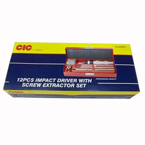 Σφυροκατσάβιδο (χτυπητό κατσαβίδι) σετ 12 τεμαχίων.