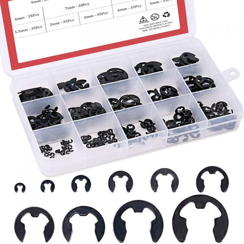 Σετ εξωτερικών ασφαλείων E-CLIP CIRCLIP 300 τεμαχίων.