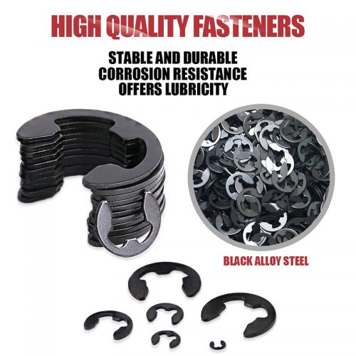 Σετ εξωτερικών ασφαλείων E-CLIP CIRCLIP 300 τεμαχίων.