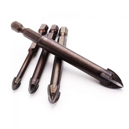 Σετ τρυπάνια γυαλιού , πλακιδίων τετράκοπα 7 τεμαχίων.