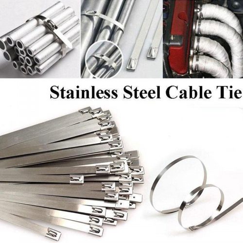 Δεματικά μεταλλικά ανοξείδωτα 7,9 Χ 500mm 50 τεμάχια.