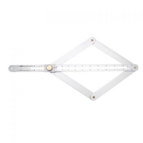 Εργαλείο μέτρησης πολλαπλών γωνιών, ρυθμιζόμενο μοιρογνωμόνιο από κράμα αλουμινίου.