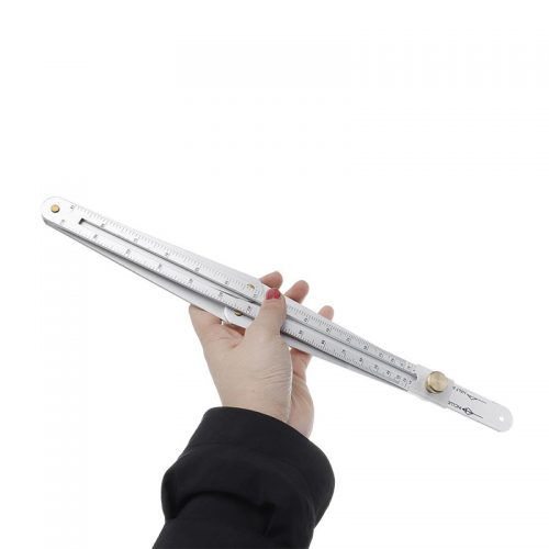 Εργαλείο μέτρησης πολλαπλών γωνιών, ρυθμιζόμενο μοιρογνωμόνιο από κράμα αλουμινίου.