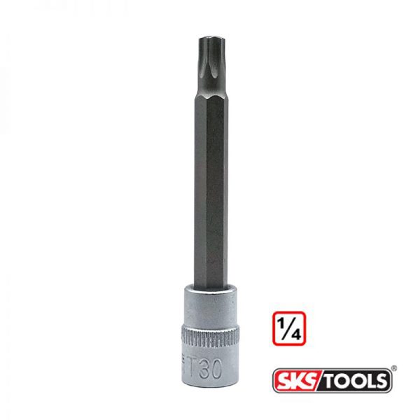 Μύτη καρυδάκι ¼ της ίντσας TORX T30 70mm.