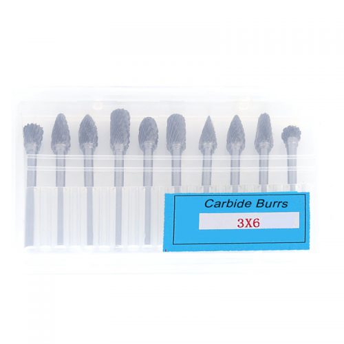 Φρεζάκια CARBIDE σετ 10 τεμαχίων 3Χ6.