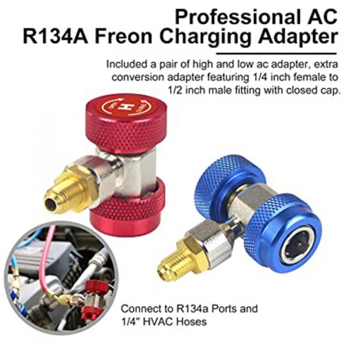 Ταχυσύνδεσμοι υψηλής & χαμηλής πίεσης για πλήρωση φρέον.