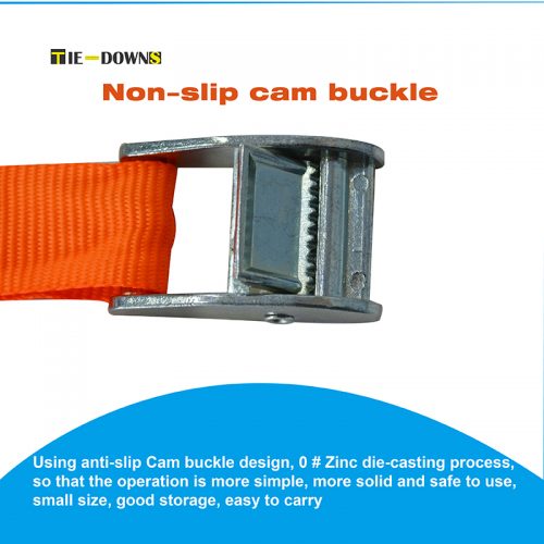 Σετ 2 ιμάντες πρόσδεσης με αγκράφα 25mm 3,5Μ.