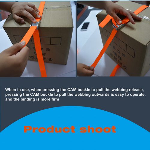 Σετ 2 ιμάντες πρόσδεσης με αγκράφα 25mm 3,5Μ.