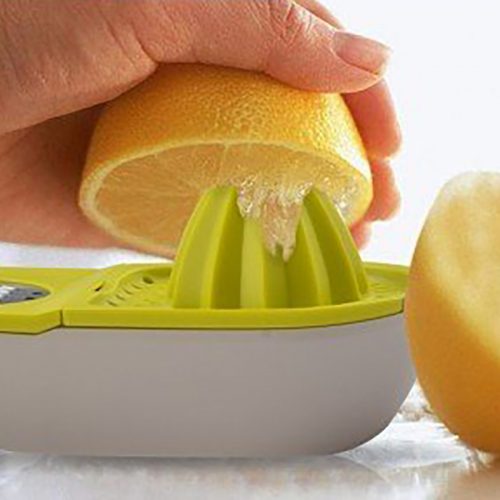 Ανοξείδωτο πολυεργαλείο στίφτης και κόφτης λαχανικών 3 σε 1.