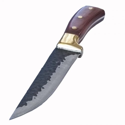 Μαχαίρι κυνηγιού σφυρήλατο με θήκη μαύρο 15 εκατοστά.