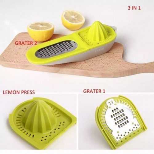 Ανοξείδωτο πολυεργαλείο στίφτης και κόφτης λαχανικών 3 σε 1.