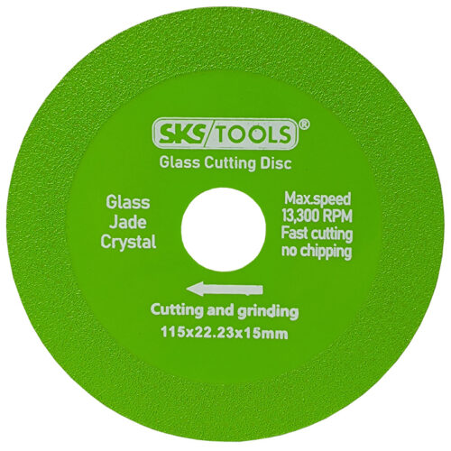 Δίσκος κοπής γυαλιού 115Χ22,23Χ15Χ1mm SKS/TOOLS 40000859.