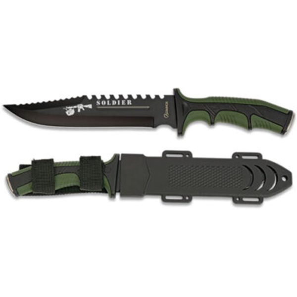 ΜΑΧΑΙΡΙ ALBAINOX 32405, Tactical Soldier, Green, 19cm.