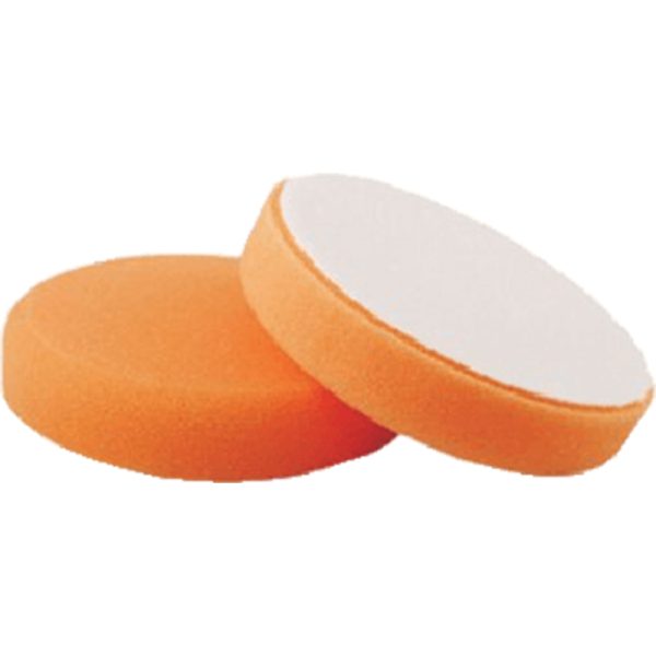 Σφουγγάρι Γυαλίσματος Βάσης Velcro (χριτς-χρατς) Πορτοκαλί Φ180x25mm.