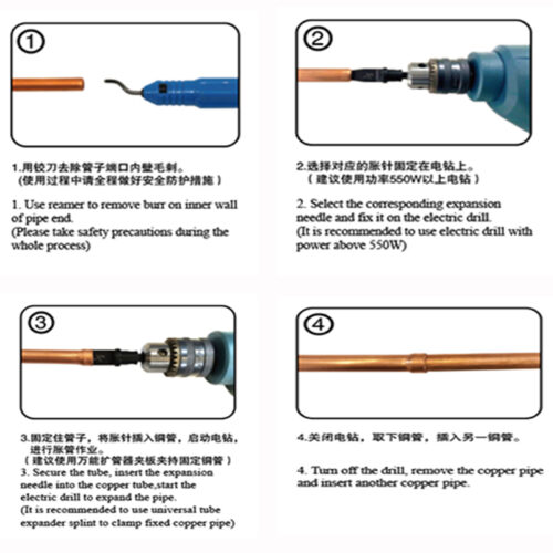 Εκτονωτής 5 σε 1 με εξάγωνο στέλεχος, 1/4, 3/8, 1/2, 5/8 & 3/4 SKS/TOOLS 40000878.