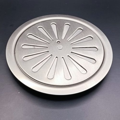 Σχάρα δαπέδου στρογγυλή ασφαλείας INOX Φ 120.