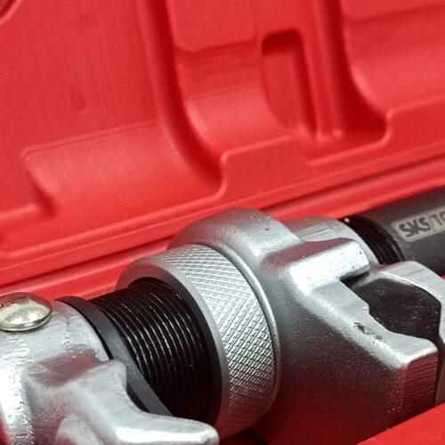 Βαρέως τύπου σετ συμπιεστή σπειροειδούς ελατηρίου 280 mm με προστατευτικό ασφαλείας SKS/TOOLS 40000907.