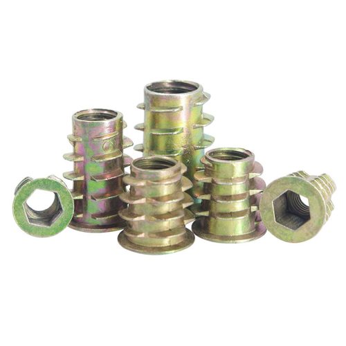 Σετ 130 τεμαχίων μεταλλικά ούπα με σπείρωμα για ξύλο M4 - M10.