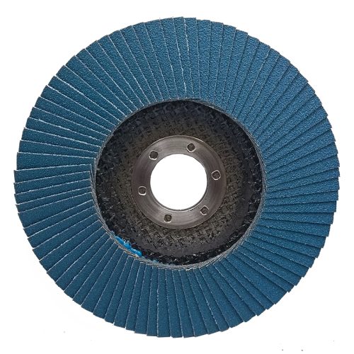 Δίσκος Λείανσης Μετάλλων/Inox με Φυλλαράκια Κ120 125mm.