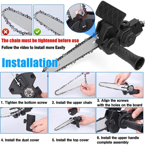 Κιτ μετατροπής δραπάνου σε μίνι αλυσοπρίονο.