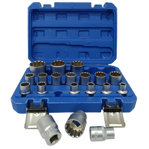 Σετ καρυδάκια 1/2 GEAR LOCK 19 τεμαχίων, SKS TOOLS 23020030.