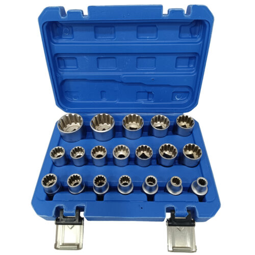 Σετ καρυδάκια 1/2 GEAR LOCK 19 τεμαχίων, SKS TOOLS 23020030.