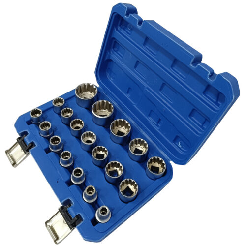 Σετ καρυδάκια 1/2 GEAR LOCK 19 τεμαχίων, SKS TOOLS 23020030.