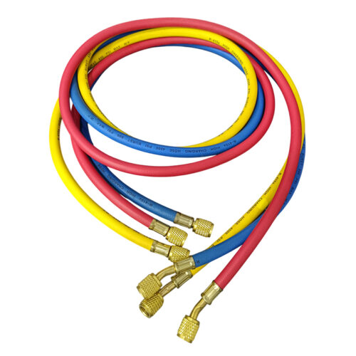 Σετ κάσα μανόμετρων διπλή με σωλήνες πλήρωσης και ταχυσύνδεσμους για R410A ,R32, R134A , R404A, SKS TOOLS 50000003.