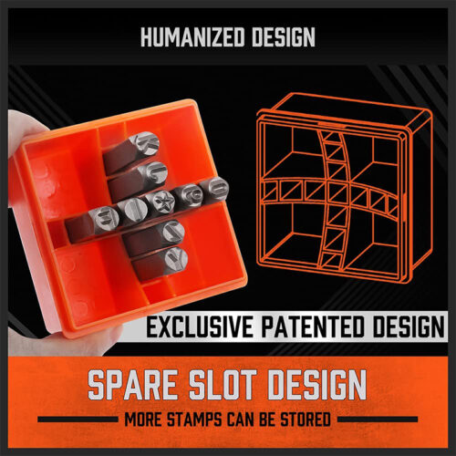 Σετ πόντες γράμματα - νούμερα λατινικά 37 τεμαχίων 6 mm.