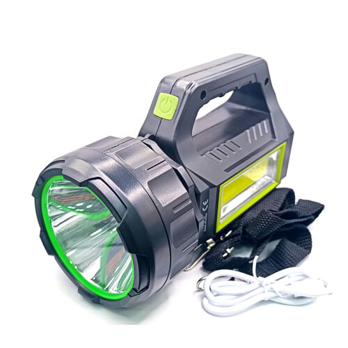 Πολυλειτουργικός φακός προβολέας φορτιζόμενος USB & ηλιακός 37000080.