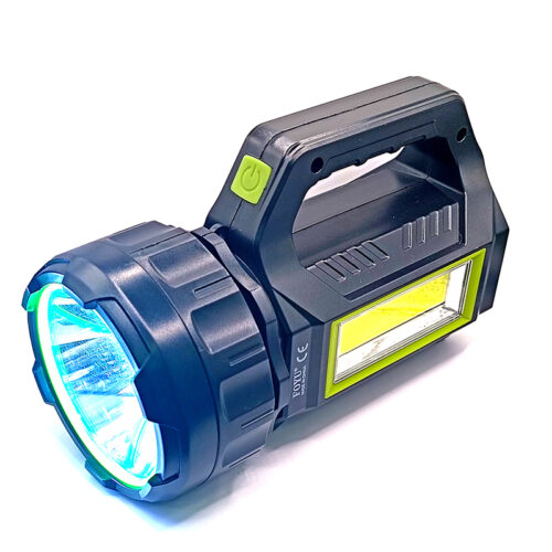 Πολυλειτουργικός φακός προβολέας φορτιζόμενος USB & ηλιακός 37000080.