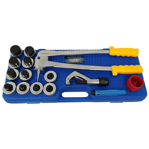 Σετ εκτονωτής (μουφαδόρος) 3/8'' έως 1-5/8'' με κόφτη , ξύστρα και απογρεζωτή SKS/TOOLS 50000010.