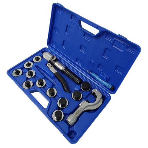 Σετ υδραυλικός εκτονωτής (μουφαδόρος) 3/8'' έως 1-5/8'' με απογρεζωτή & κόφτη SKS/TOOLS 50000011.