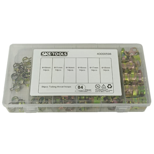 Σετ σφυχτήρες κολάρων νερού , καυσίμου 84 τεμαχίων, SKS TOOLS 40000598.