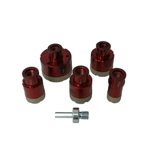 Σετ ποτηροτρύπανα γωνιακού τροχού για πλακάκια γρανίτες 5 τεμαχίων 13020049.