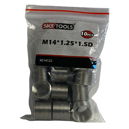 Σπειρώματα ανταλλακτικά 14 x 1,25 x 1,5D σετ 10 τεμαχίων SKS TOOLS 4014125.