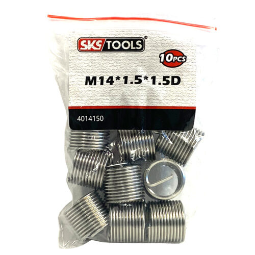 Σπειρώματα ανταλλακτικά 14 x 1,5 x 1,5D σετ 10 τεμαχίων SKS TOOLS 4014150.