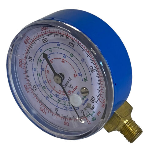 Μανόμετρο για φρέον R410A, R32, R134A, R404A - χαμηλής πίεσης SKS TOOLS 50000045.