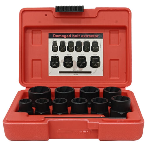 Εξολκείς χαλασμένων βιδών σετ 10 τεμαχίων SKS TOOLS 40000636.